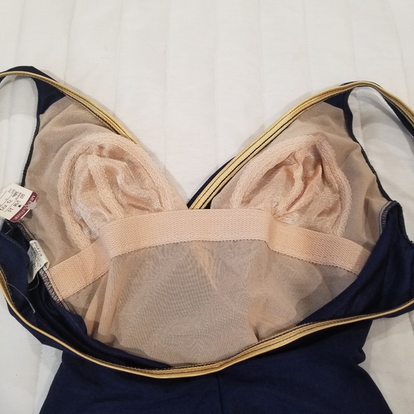 NWT dead stock vintage navy and blue bikini S/M - Picture 11 of 15